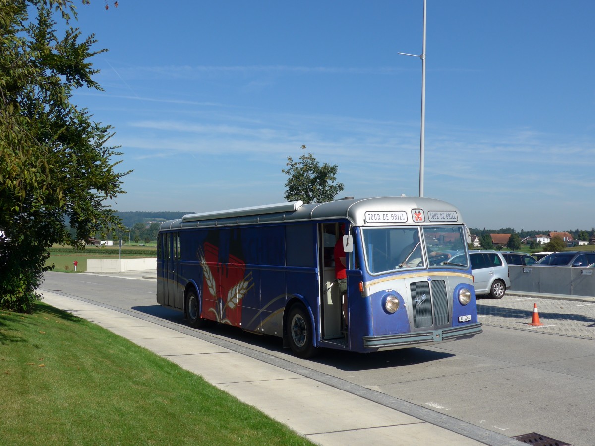(163'923) - Feldschl�sschen, Rheinfelden - AG 6264 - Saurer/Saurer (ex VBZ Z�rich Nr. 284) am 29. August 2015 in Oberkirch, CAMPUS Sursee
