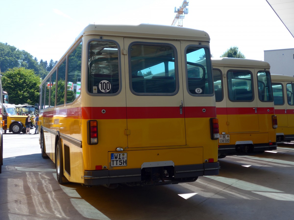 (164'140) - Aus Deutschland: Wittgen, Wiesbaden - WI-TT 5H - Saurer/T�scher (ex Sch�r, Aegerten; ex P 24'239) am 29. August 2015 in Oberkirch, CAMPUS Sursee