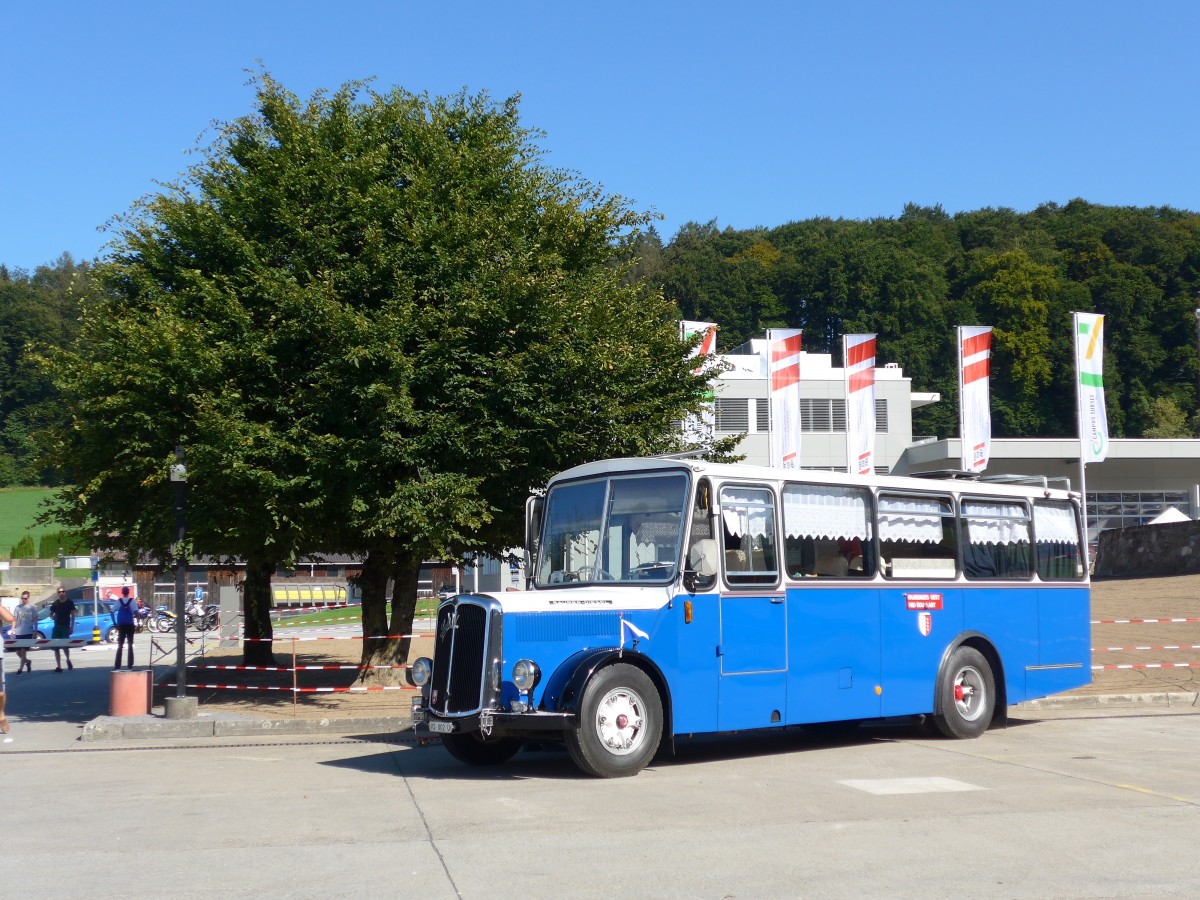 (164'247) - Suter, Savi�se - VS 802 U - Saurer/R&J (ex ATJ Vaulion; ex TPC Aigle; ex Bressoud, Torgon) am 29. August 2015 in Oberkirch, CAMPUS Sursee