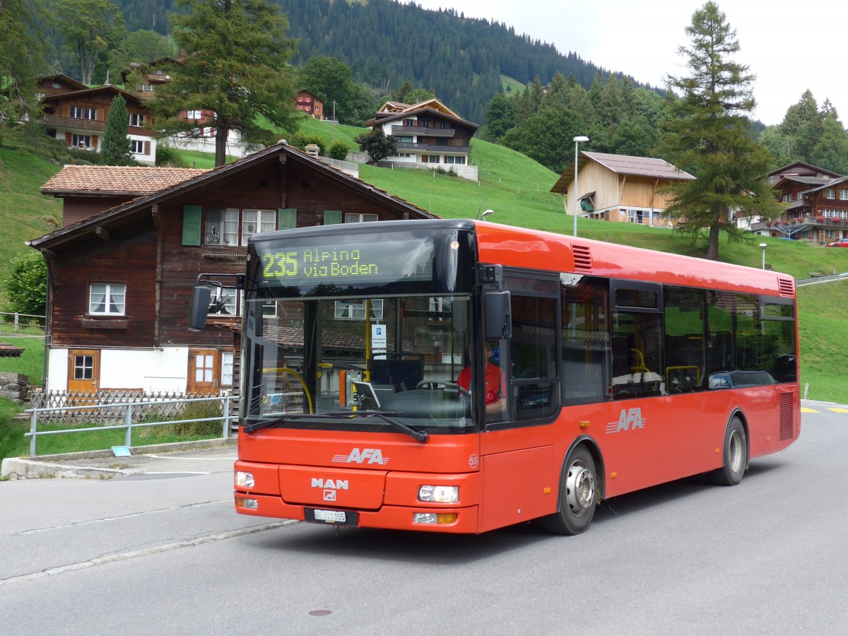 (164'435) - AFA Adelboden - Nr. 55/BE 611'055 - MAN/G�ppel am 6. September 2015 in Adelboden, Oey