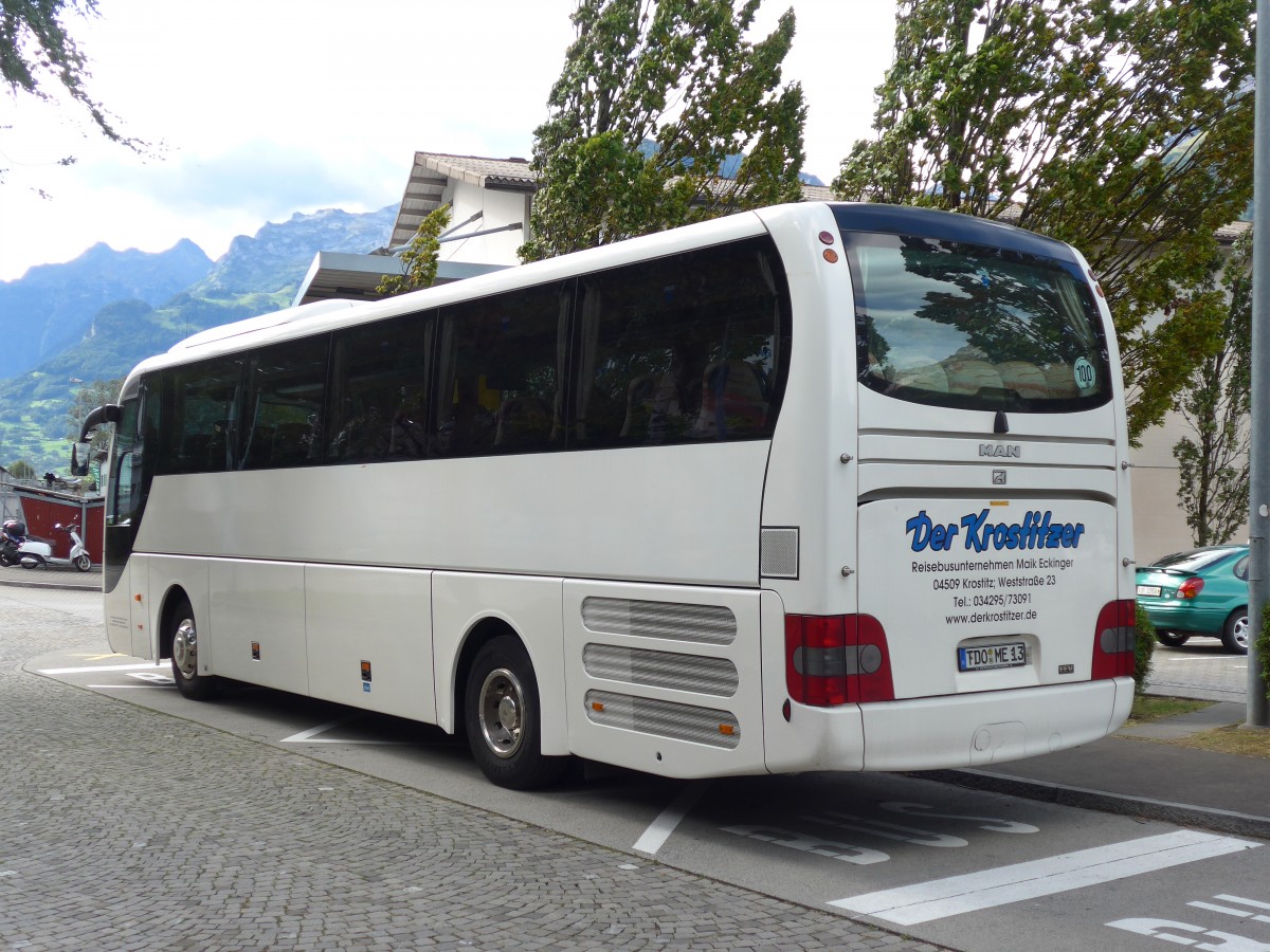 (164'888) - Aus Deutschland: Eckinger, Krostitz - TDO-ME 13 - MAN am 16. September 2015 beim Bahnhof Fl�elen
