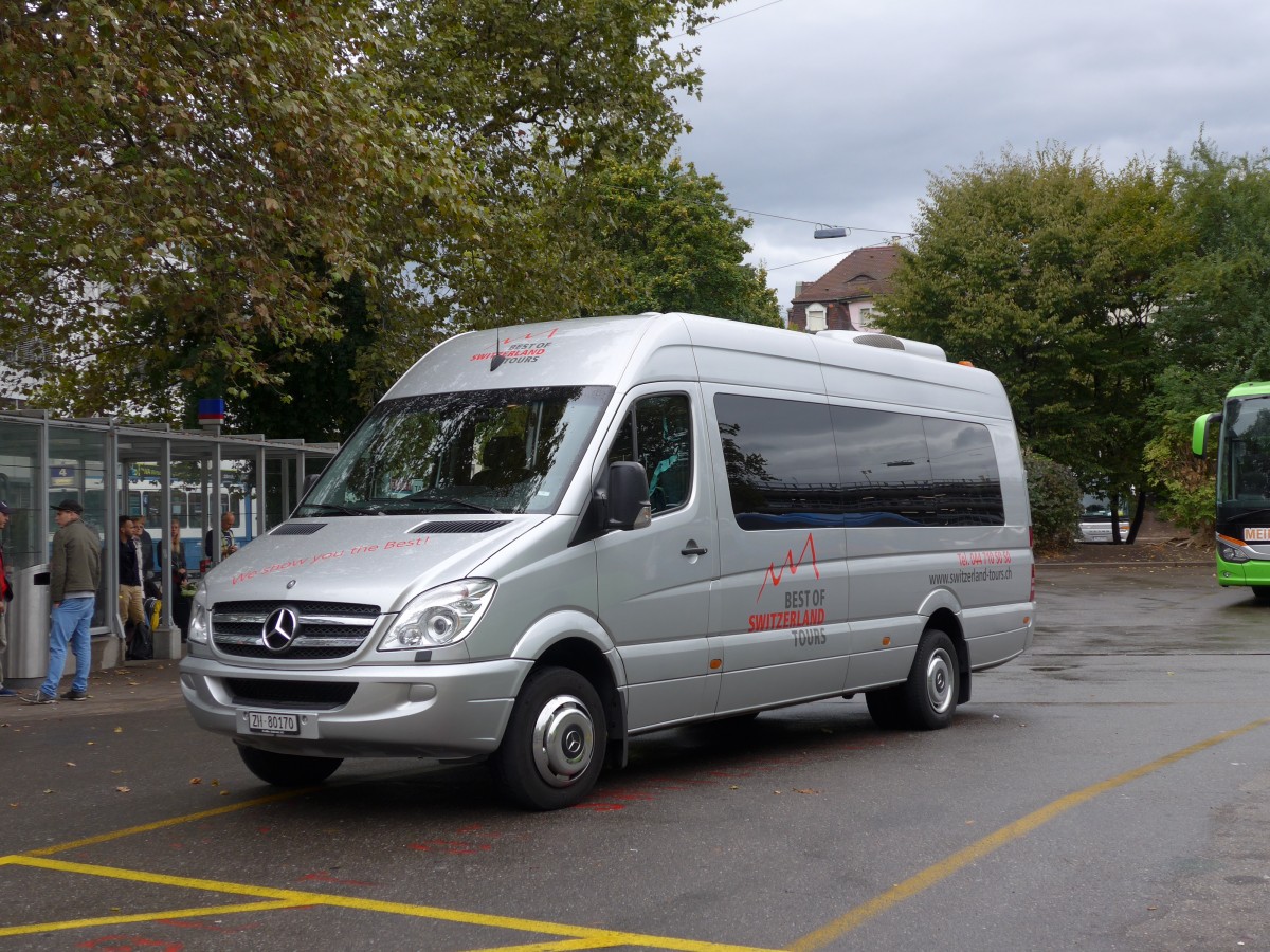 (164'939) - Best of Switzerland Tours, Adliswil - ZH 80'170 - Mercedes am 17. September 2015 in Z�rich, Sihlquai