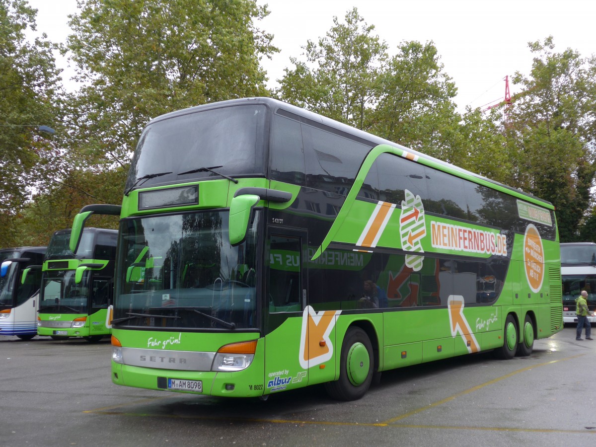 (164'941) - Aus Deutschland: Albus, M�nchen - Nr. M8022/M-AM 8098 - Setra am 17. September 2015 in Z�rich, Sihlquai