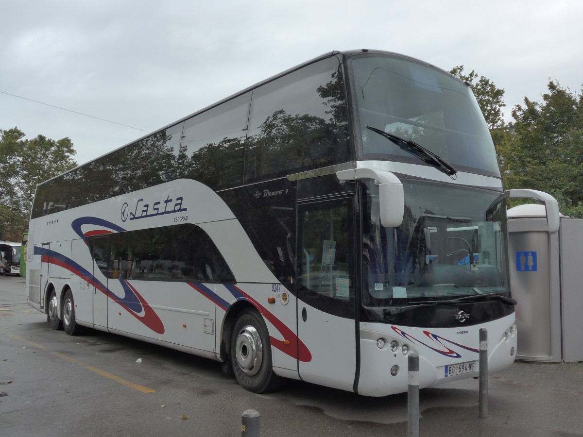 (164'946) - Aus Serbien: Lasta, Beograd - Nr. 9247/BG 594-WF - Volvo/Ayats am 17. September 2015 in Z�rich, Sihlquai