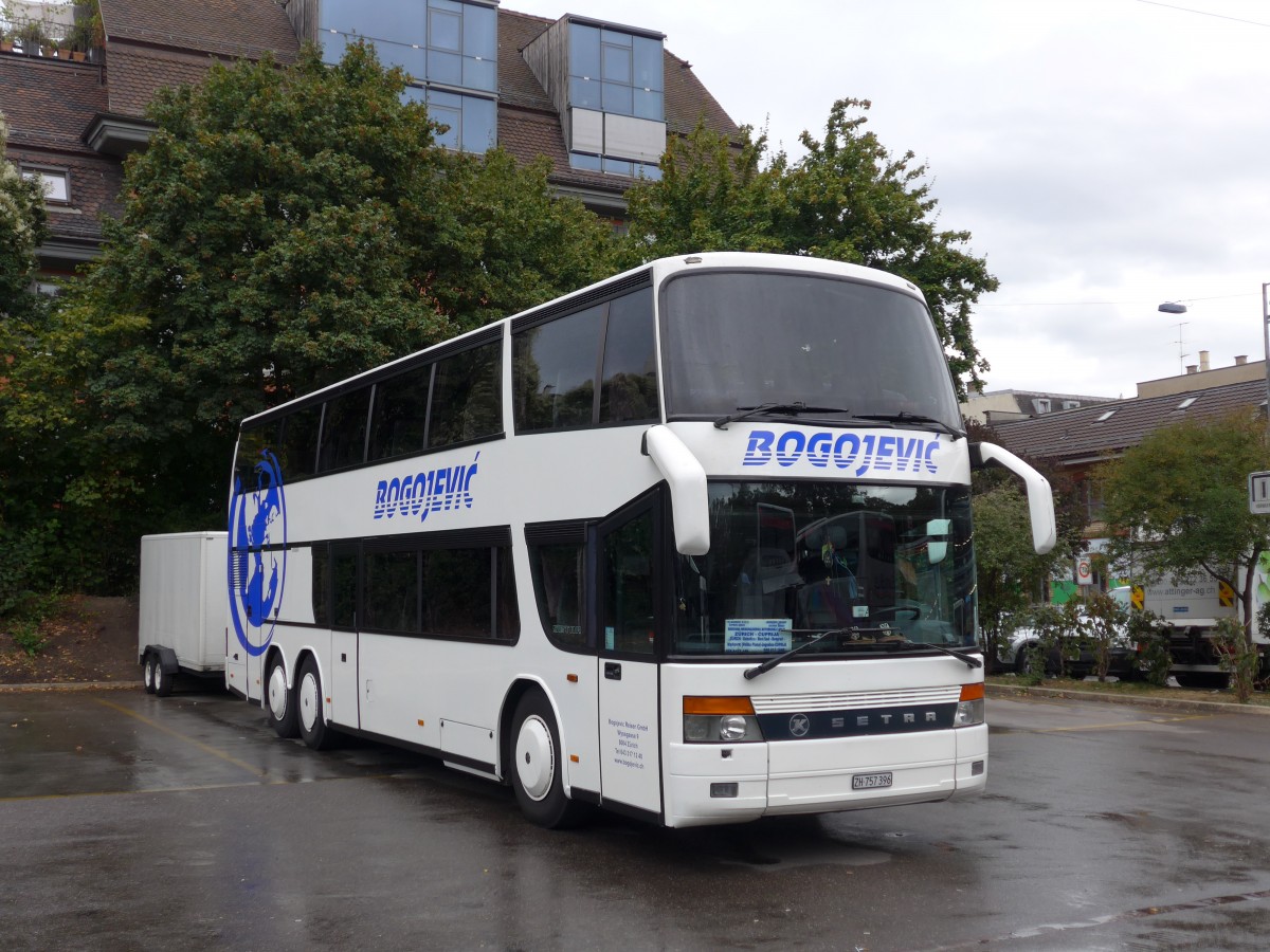 (164'948) - Bogojevic, Z�rich - ZH 757'396 - Setra am 17. September 2015 in Z�rich, Sihlquai