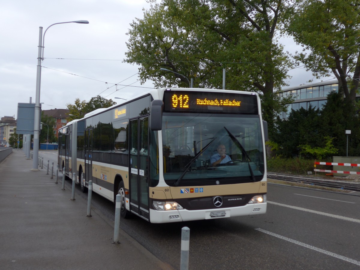 (164'957) - AZZK Zollikon - Nr. 60/ZH 627'160 - Mercedes am 17. September 2015 beim Bahnhof Z�rich-Tiefenbrunnen