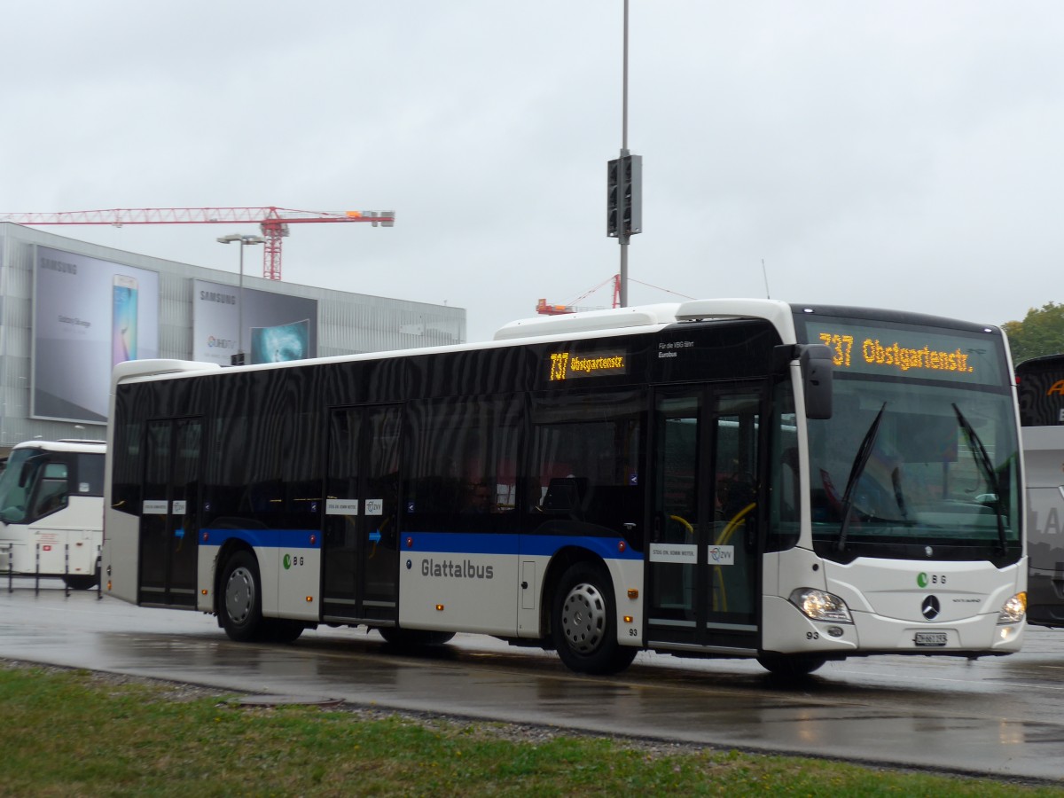 (165'014) - Welti-Furrer, Bassersdorf - Nr. 93/ZH 661'193 - Mercedes am 17. September 2015 in Z�rich, Flughafen