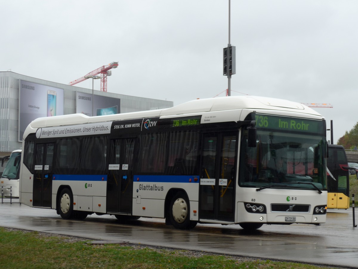 (165'015) - Welti-Furrer, Bassersdorf - Nr. 83/ZH 729'380 - Volvo am 17. September 2015 in Z�rich, Flughafen