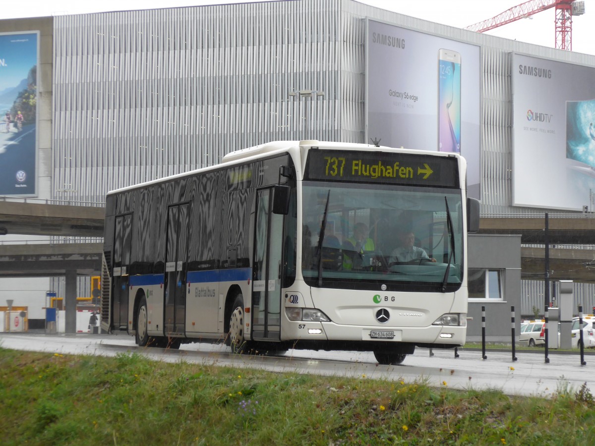 (165'027) - Welti-Furrer, Bassersdorf - Nr. 57/ZH 634'608 - Mercedes am 17. September 2015 in Z�rich, Flughafen