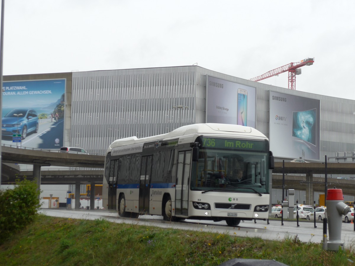 (165'028) - Welti-Furrer, Bassersdorf - Nr. 83/ZH 729'380 - Volvo am 17. September 2015 in Z�rich, Flughafen