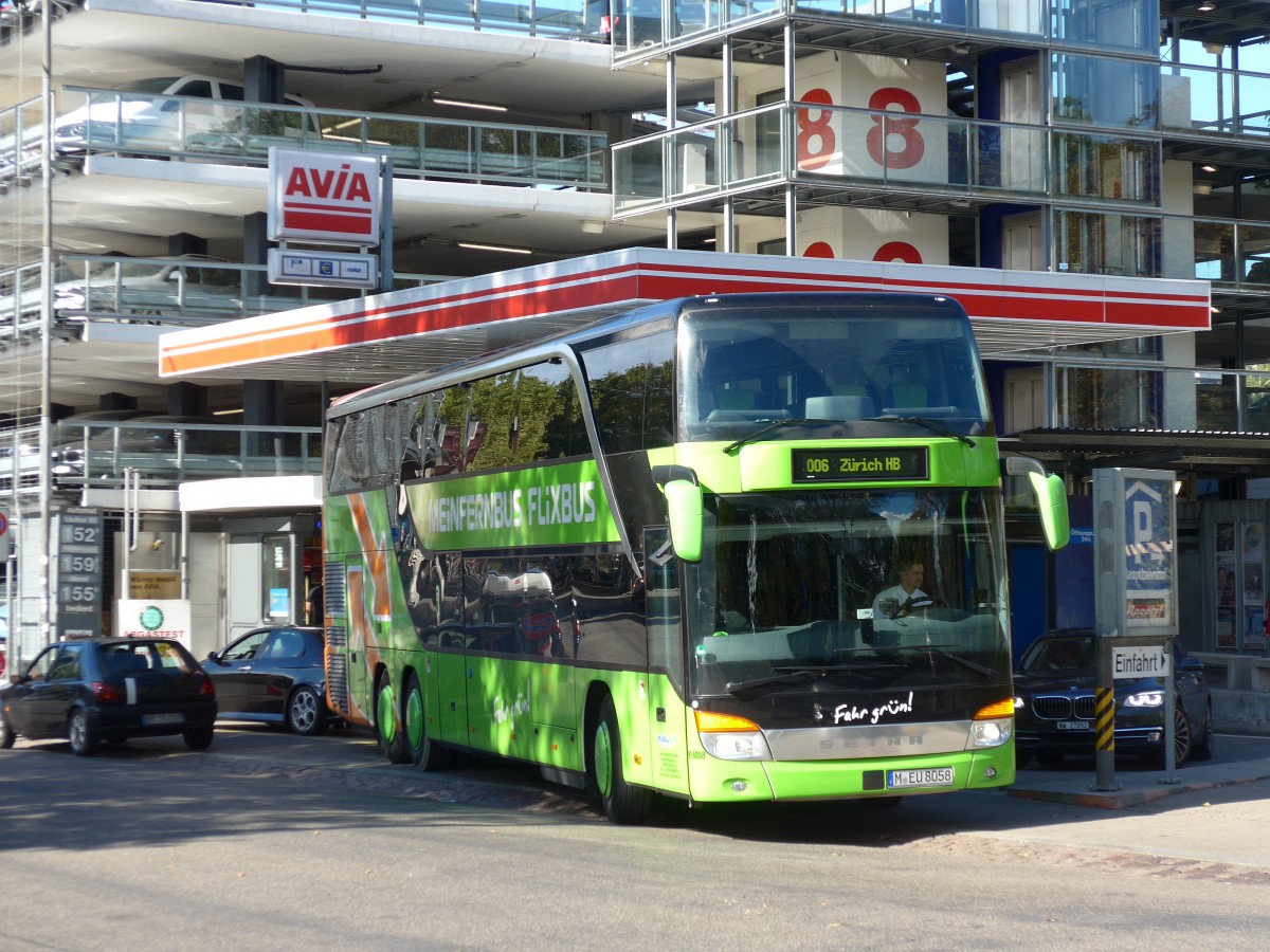 (165'451) - Aus Deutschland: Albus, M�nchen - Nr. M8058/M-EU 8058 - Setra am 19. September 2015 in Z�rich, Sihlquai