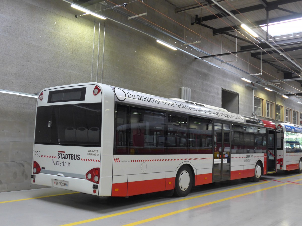 (165'847) - SW Winterthur - Nr. 293/ZH 730'293 - Solaris am 26. September 2015 in Winterthur, Depot Gr�zefeld