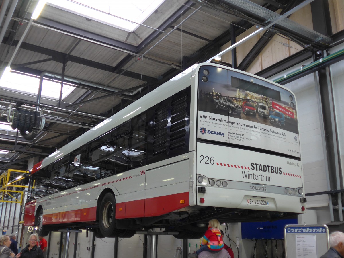 (165'852) - SW Winterthur - Nr. 226/ZH 745'226 - Solaris am 26. September 2015 in Winterthur, Depot Gr�zefeld