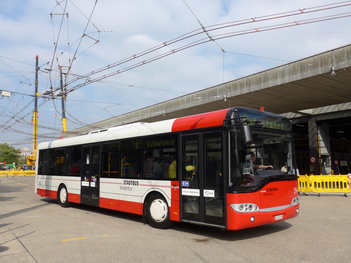 (165'873) - SW Winterthur - Nr. 294/ZH 730'294 - Solaris am 26. September 2015 in Winterthur, Depot Gr�zefeld
