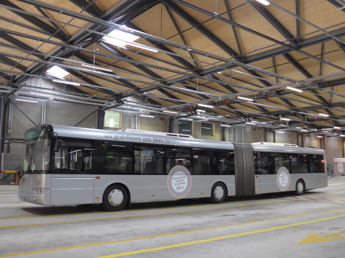 (165'898) - SW Winterthur - Nr. 338/ZH 730'338 - Solaris am 26. September 2015 in Winterthur, Depot Gr�zefeld