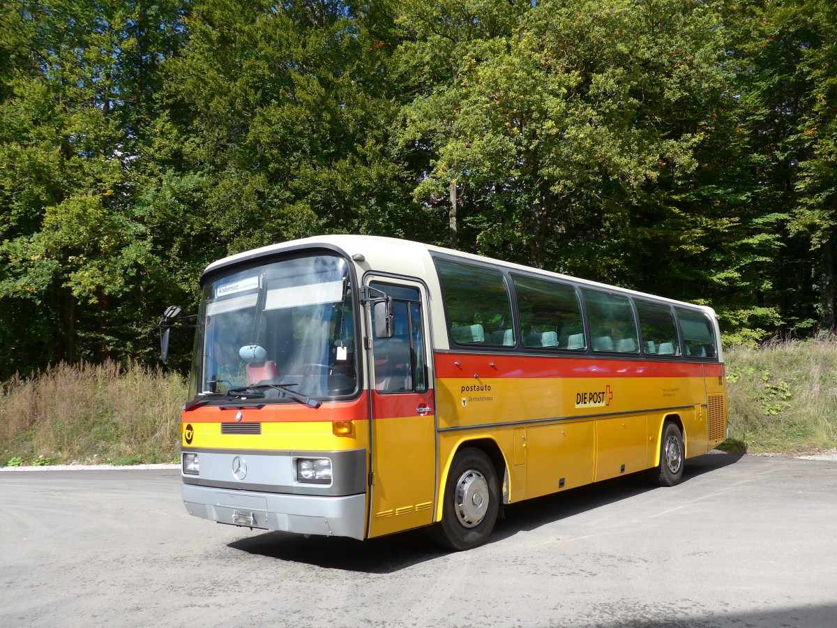 (165'971) - Buzzi, Bern - Mercedes (ex Mattli, Wassen) am 4. Oktober 2015 in Burgdorf, �kihof Ziegelgut
