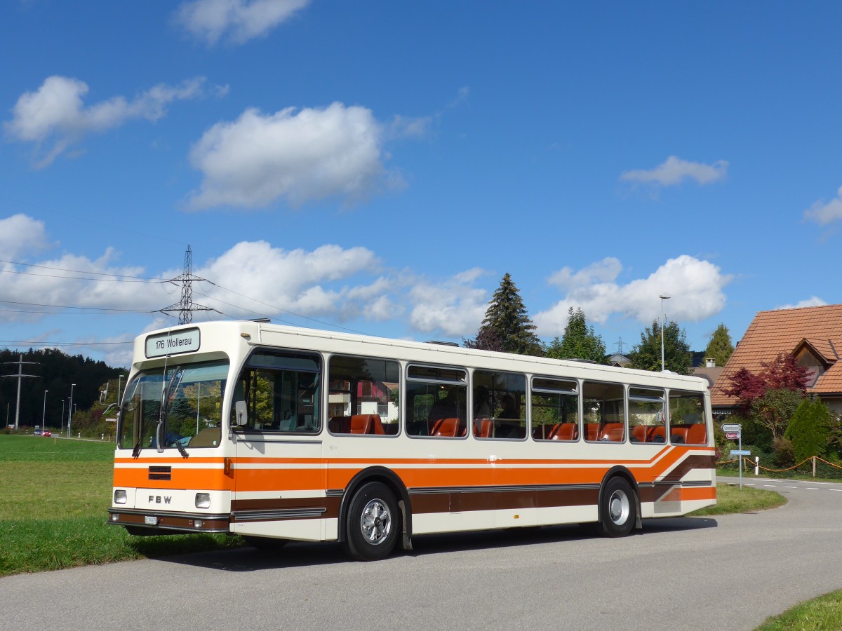 (165'979) - Wegm�ller, M�nsingen - BE 399'675 - FBW/R&J (ex Bamert, Wollerau) am 4. Oktober 2015 in Wynigen, Landi