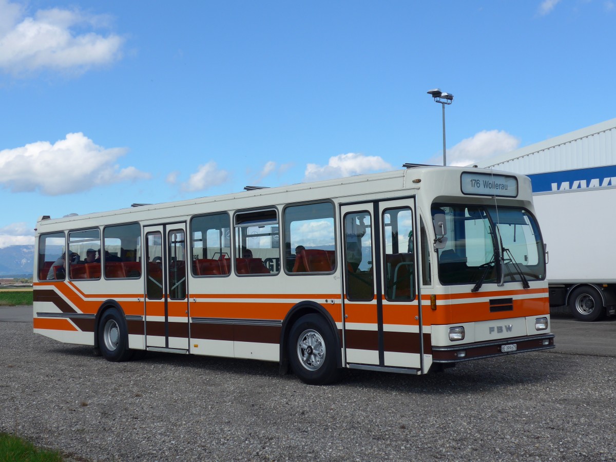 (165'988) - Wegm�ller, M�nsingen - BE 399'675 - FBW/R&J (ex Bamert, Wollerau) am 4. Oktober 2015 in Lyssach, Lorenz