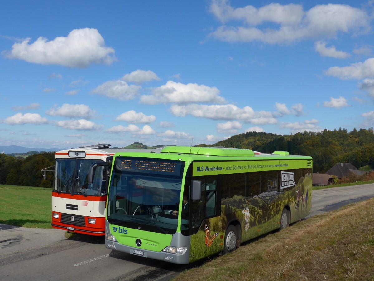 (166'022) - Busland, Burgdorf - Nr. 208/BE 737'208 - Mercedes am 4. Oktober 2015 in Kaltacker, Br�gglen