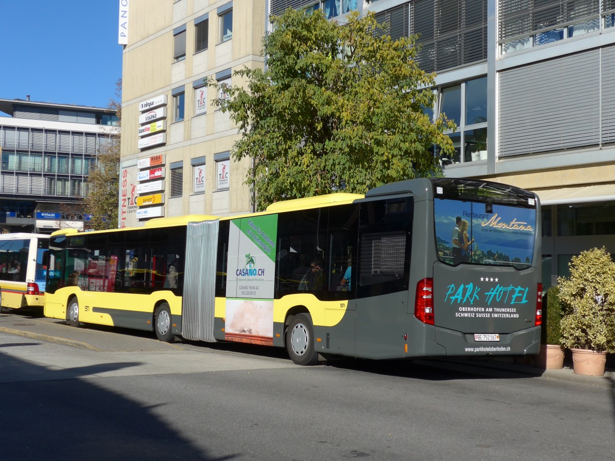 (166'577) - STI Thun - Nr. 167/BE 752'167 - Mercedes am 8. November 2015 bei der Schiffl�ndte Thun