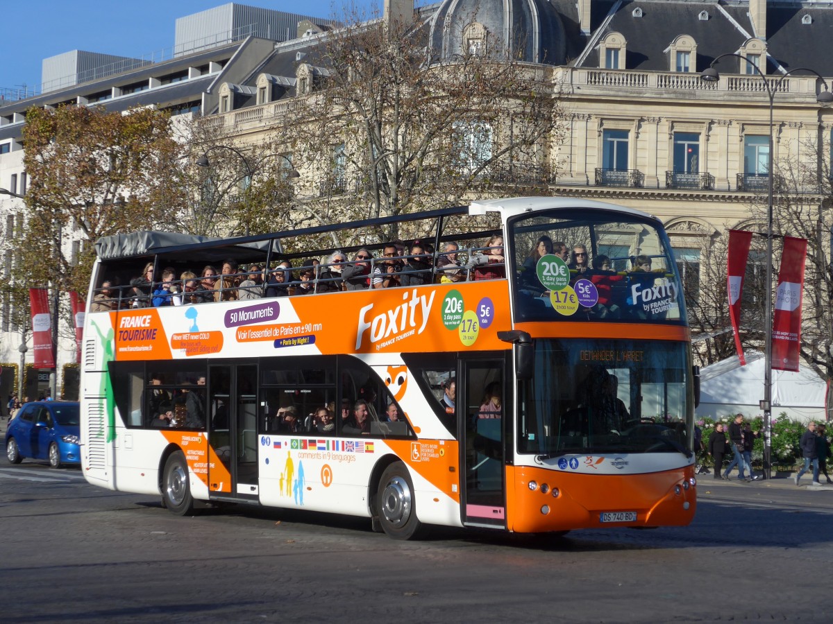 (166'658) - France Tourisme, Paris - DS 740 BD - Ayats am 15. November 2015 in Paris, Champs-Elys�es