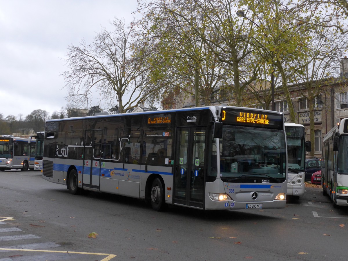 (167'227) - Keolis, Versailles - Nr. 336/BZ 285 MC - Mercedes am 17. November 2015 in Versailles, Ch�teau
