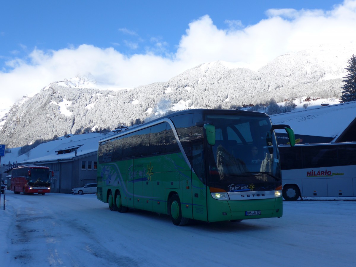(167'478) - Aus Deutschland: Wagenh�user, Hofheim - HAS-JW 800 - Setra am 23. November 2015 in Grindelwald, Grund