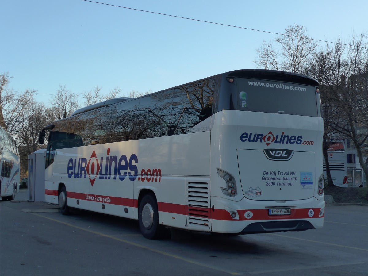(168'034) - Aus Belgien: De Vrij, Turnhout - 1-GFV-406 - VDL am 26. Dezember 2015 in Z�rich, Sihlquai