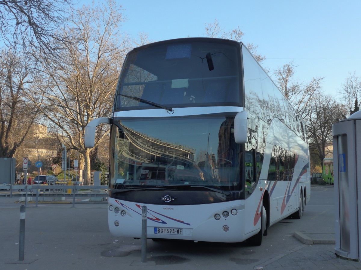 (168'035) - Aus Serbien: Lasta, Beograd - Nr. 9247/BG 594-WF - Volvo/Ayats am 26. Dezember 2015 in Z�rich, Sihlquai