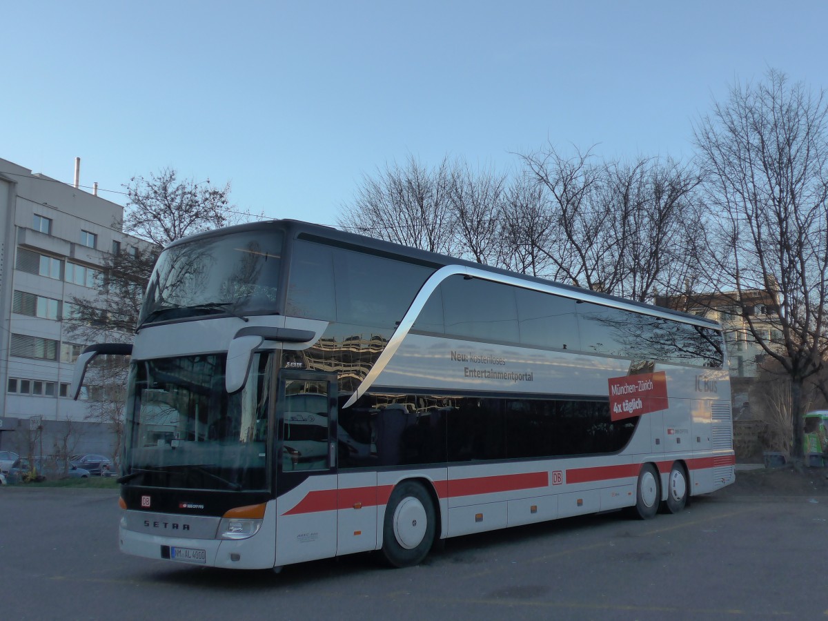 (168'037) - Aus Deutschland: Arzt, Neumarkt - NM-AL 4000 - Setra am 26. Dezember 2015 in Z�rich, Sihlquai