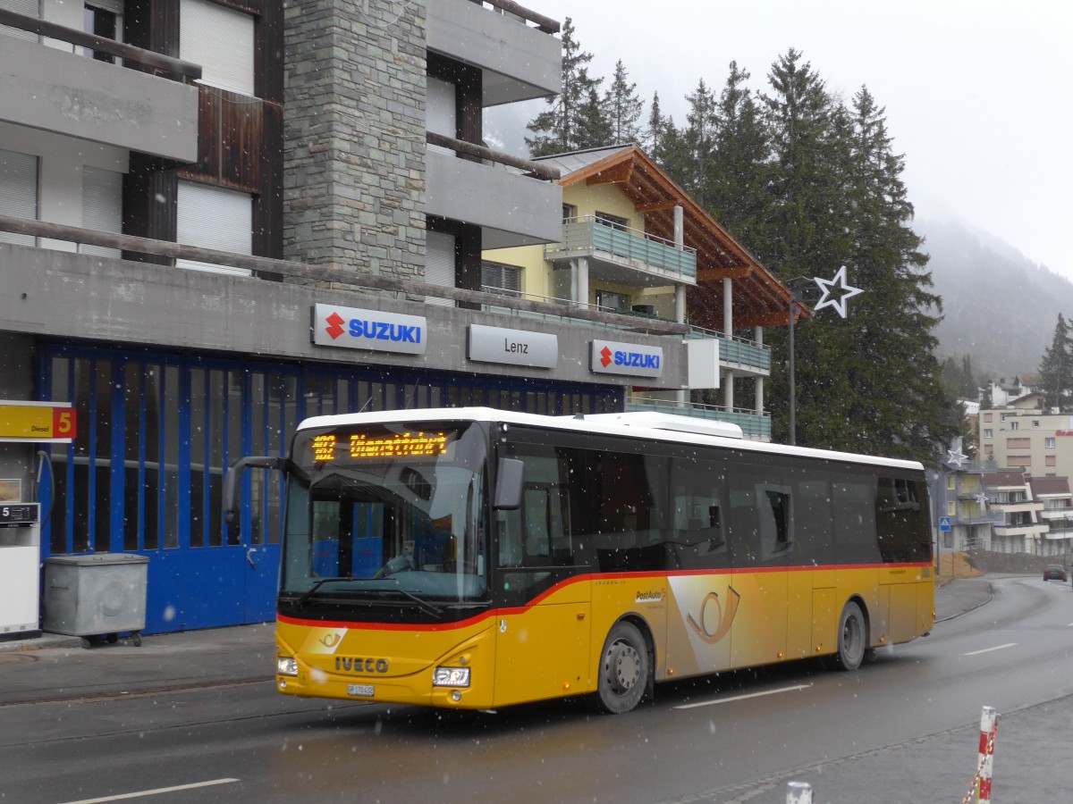 (168'279) - PostAuto Graub�nden - GR 170'432 - Iveco am 2. Januar 2016 in Lenzerheide, Voa Principale