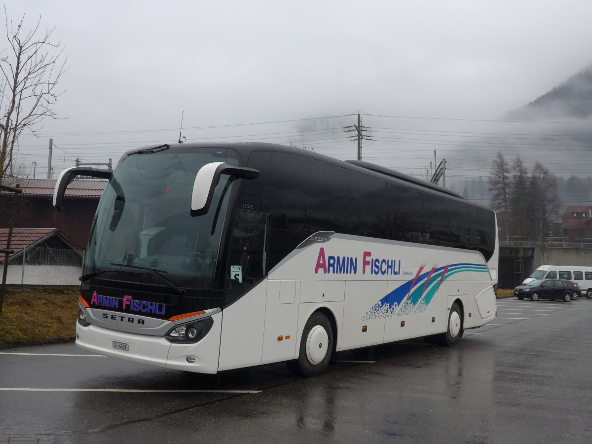 (168'328) - Fischli, N�fels - GL 4029 - Setra am 9. Juli 2016 in Frutigen, Sportzentrum