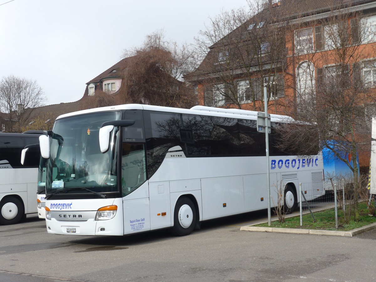 (168'861) - Bogojevic, Z�rich - ZH 499'927 - Setra am 24. Februar 2016 in Z�rich, Sihlquai