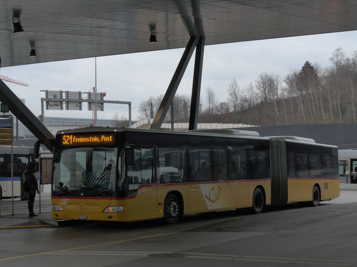(168'891) - PostAuto Z�rich - Nr. 286/ZH 780'687 - Mercedes am 24. Februar 2016 in Z�rich, Flughafen