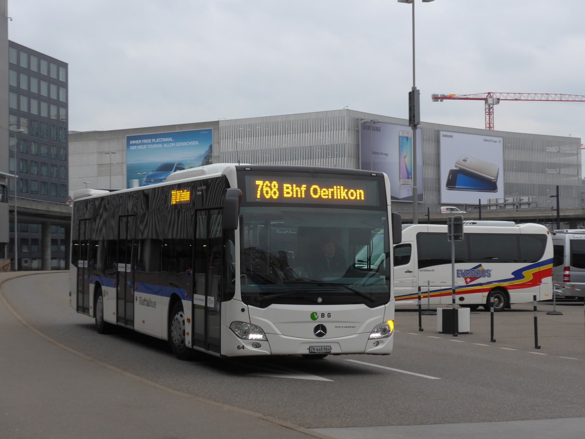 (168'895) - Welti-Furrer, Bassrsdorf - Nr. 64/ZH 448'964 - Mercedes am 24. Februar 2016 in Z�rich, Flughafen