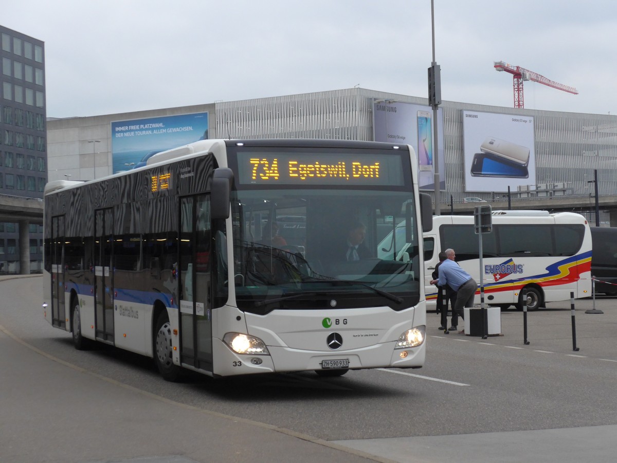 (168'899) - Maag, Kloten - Nr. 33/ZH 590'933 - Mercedes am 24. Februar 2016 in Z�rich, Flughafen