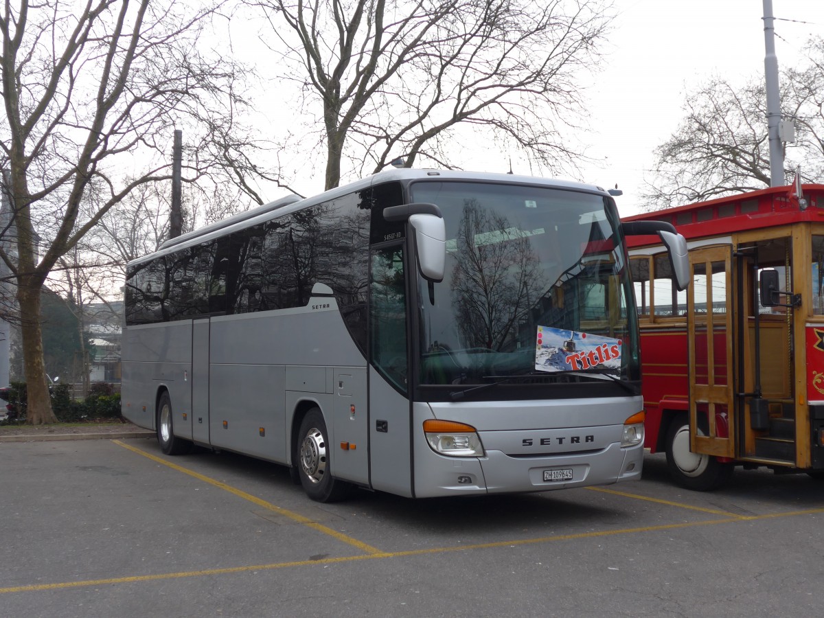 (168'936) - Meier, Z�rich - ZH 109'645 - Setra am 27. Februar 2016 in Z�rich, Sihlquai