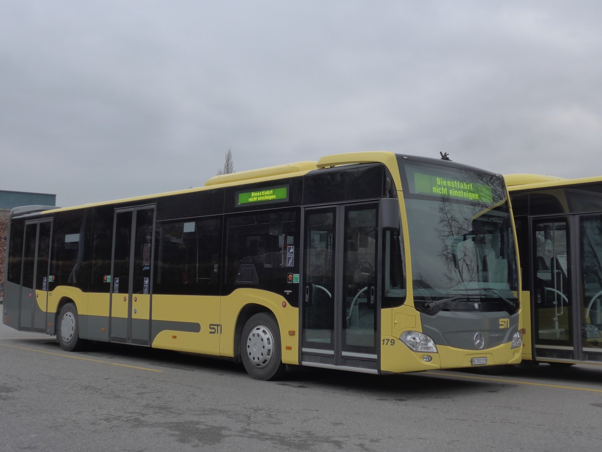 (169'017) - STI Thun - Nr. 179/BE 752'179 - Mercedes am 29. Februar 2016 bei der Schiffl�ndte Thun