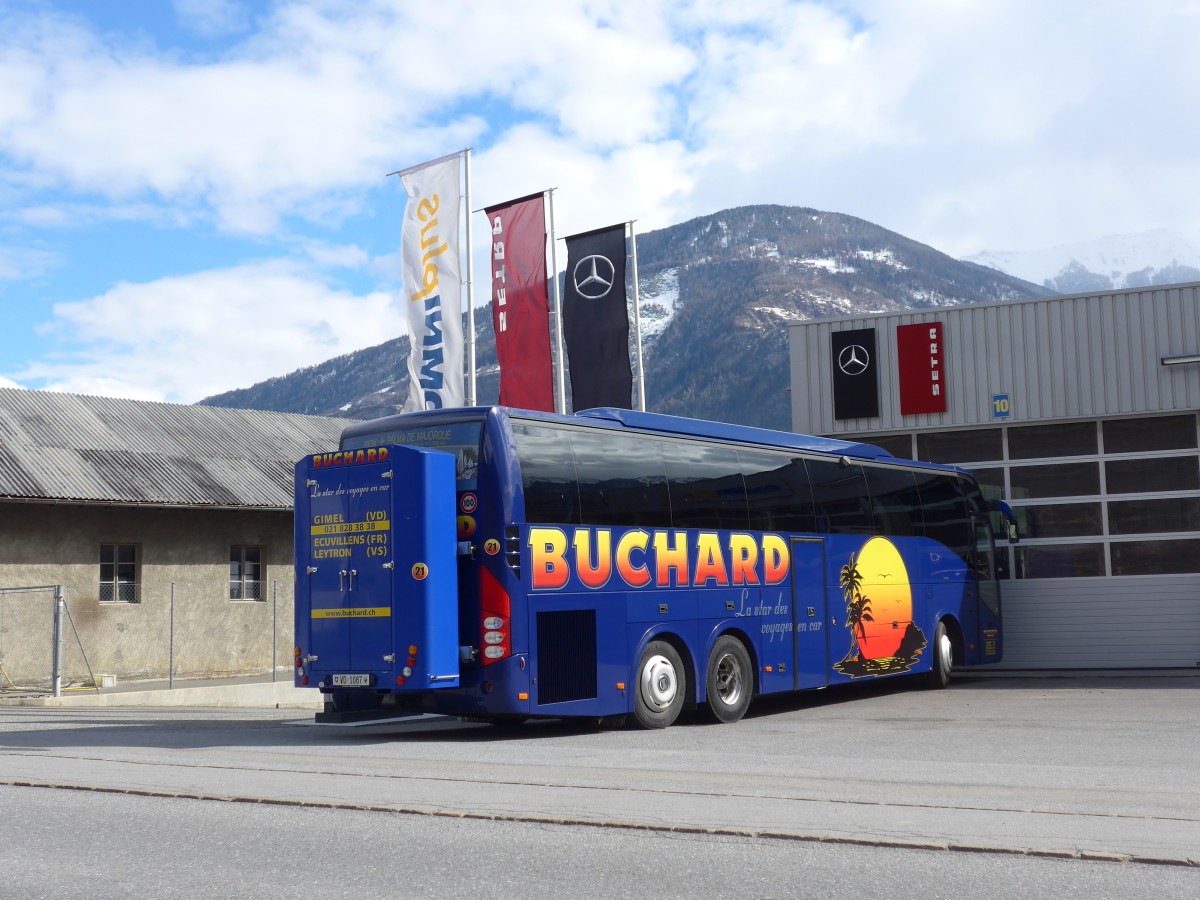 (169'036) - Buchard, Leytron - Nr. 21/VD 1087 - Volvo am 6. M�rz 2016 in Leytron, Garage