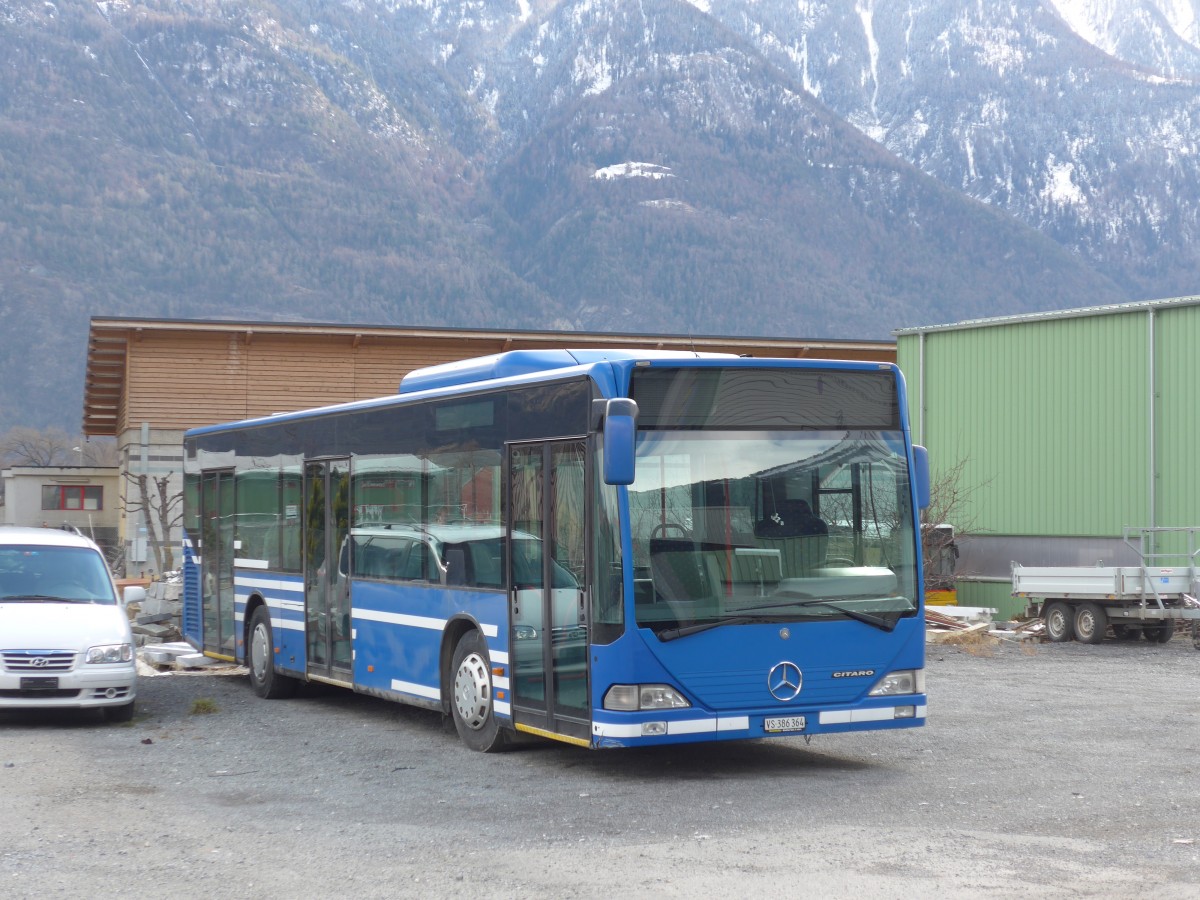 (169'037) - Buchard, Leytron - VS 386'364 - Mercedes (ex AFA Adelboden Nr. 91; ex AFA Adelboden Nr. 2) am 6. M�rz 2016 in Leytron, Garage