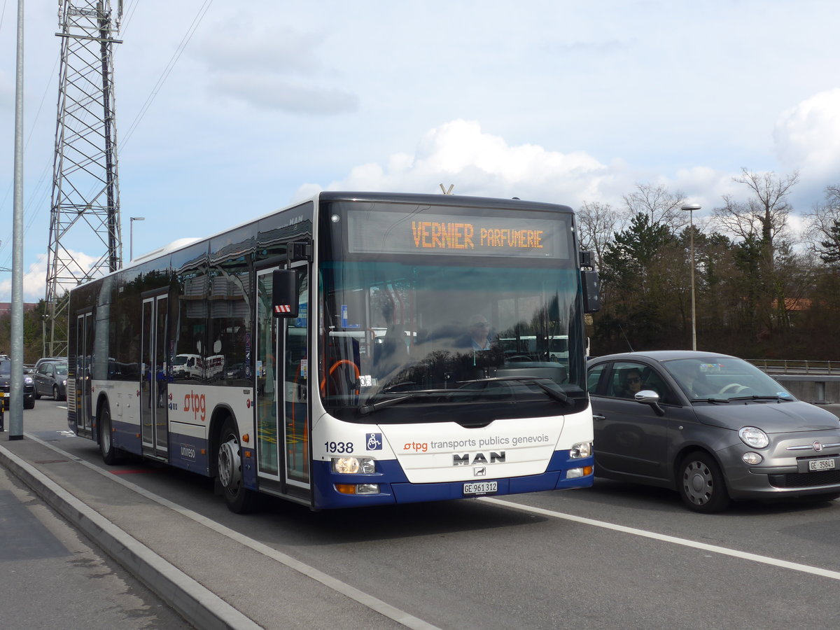 (169'209) - Globe-Limo, Gen�ve - Nr. 1938/GE 961'312 - MAN am 7. M�rz 2016 in Gen�ve, A�roport