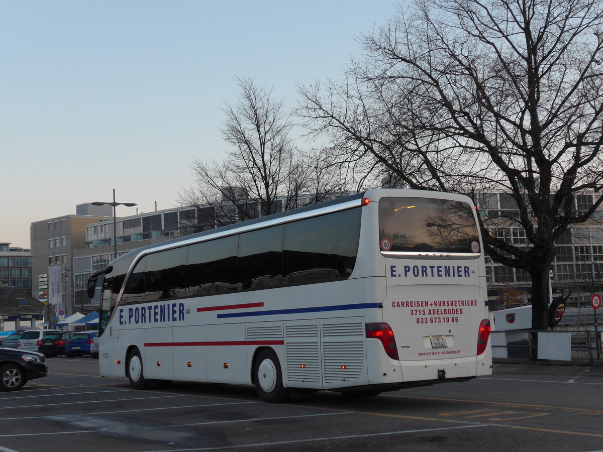(169'254) - Portenier, Adelboden - Nr. 3/BE 26'860 - Setra am 17. M�rz 2016 in Thun, CarTerminal
