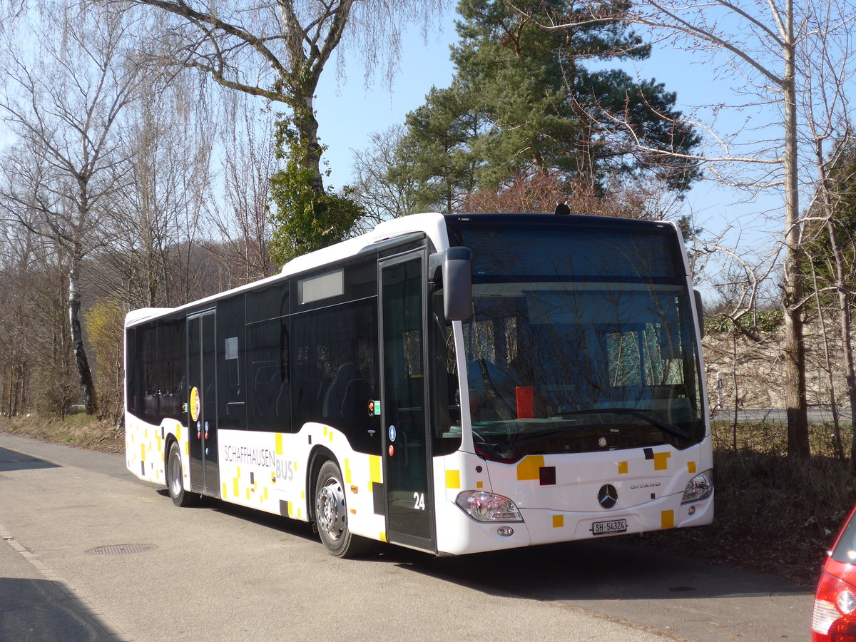 (169'264) - SB Schaffhausen - Nr. 24/SH 54'324 - Mercedes am 19. M�rz 2016 in Neuhausen, Garage Rattin