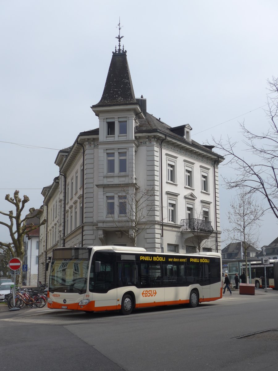 (169'362) - BSU Solothurn - Nr. 89/SO 172'089 - Mercedes am 21. M�rz 2016 beim Hauptbahnhof Solothurn