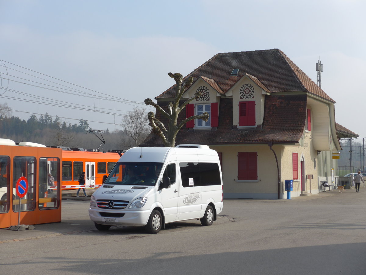 (169'409) - Daybus, Flumenthal - SO 48'389 - Mercedes am 21. M�rz 2016 beim Bahnhof Lohn-L�terkofen (Einsatz RBS)