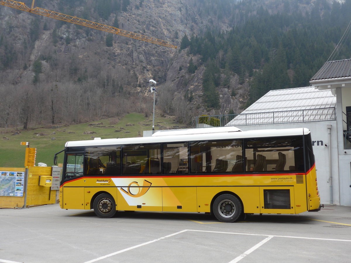 (169'437) - AAGU Altdorf - Nr. 62/UR 9113 - Cacciamali am 25. M�rz 2016 in Golzern, Talstation Seilbahn