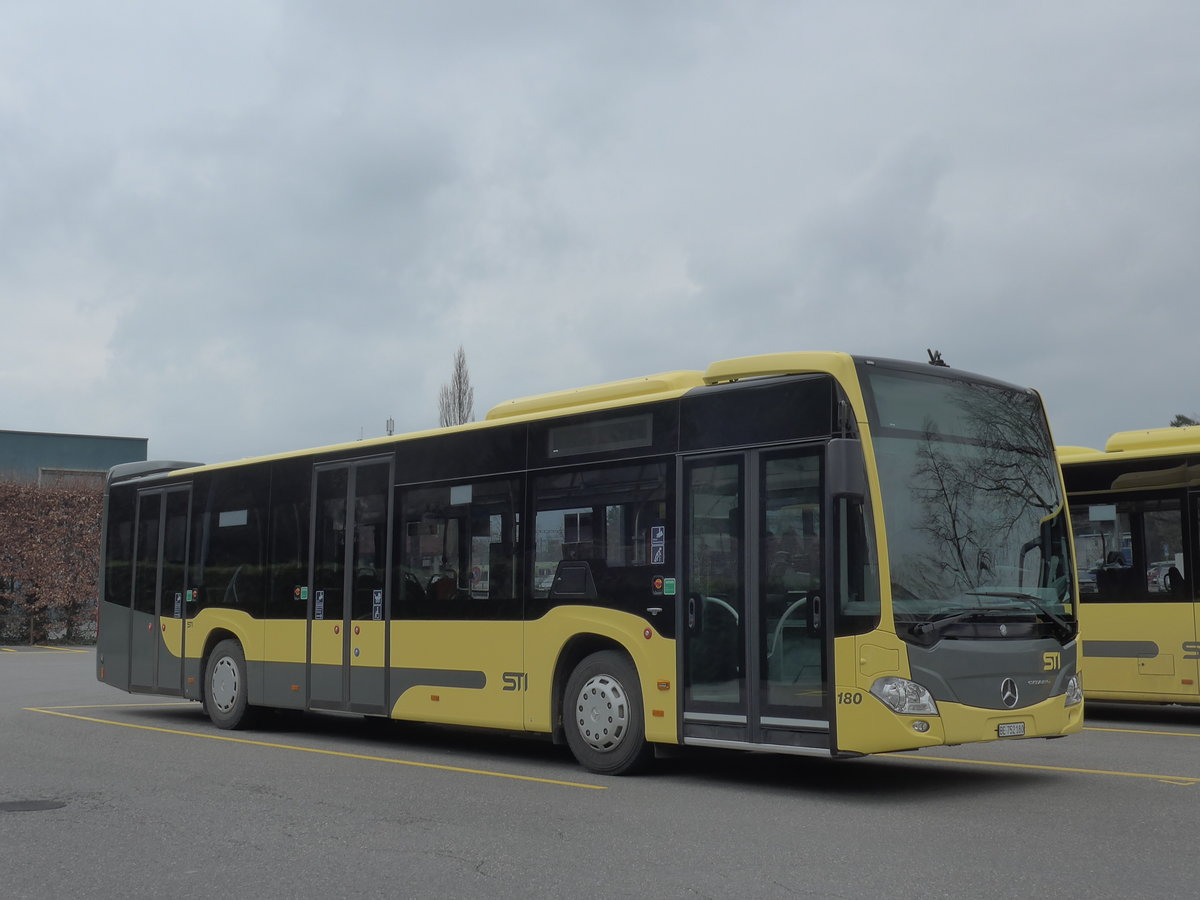 (169'801) - STI Thun - Nr. 180/BE 752'180 - Mercedes am 9. April 2016 bei der Schiffl�ndte Thun