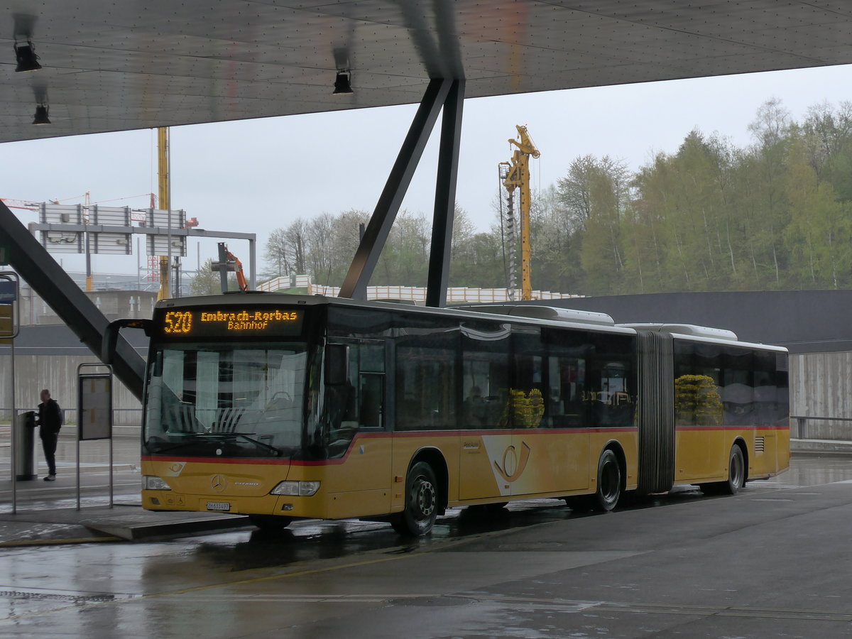 (169'975) - PostAuto Z�rich - Nr. 275/ZH 633'497 - Mercedes am 14. April 2016 in Z�rich, Flughafen