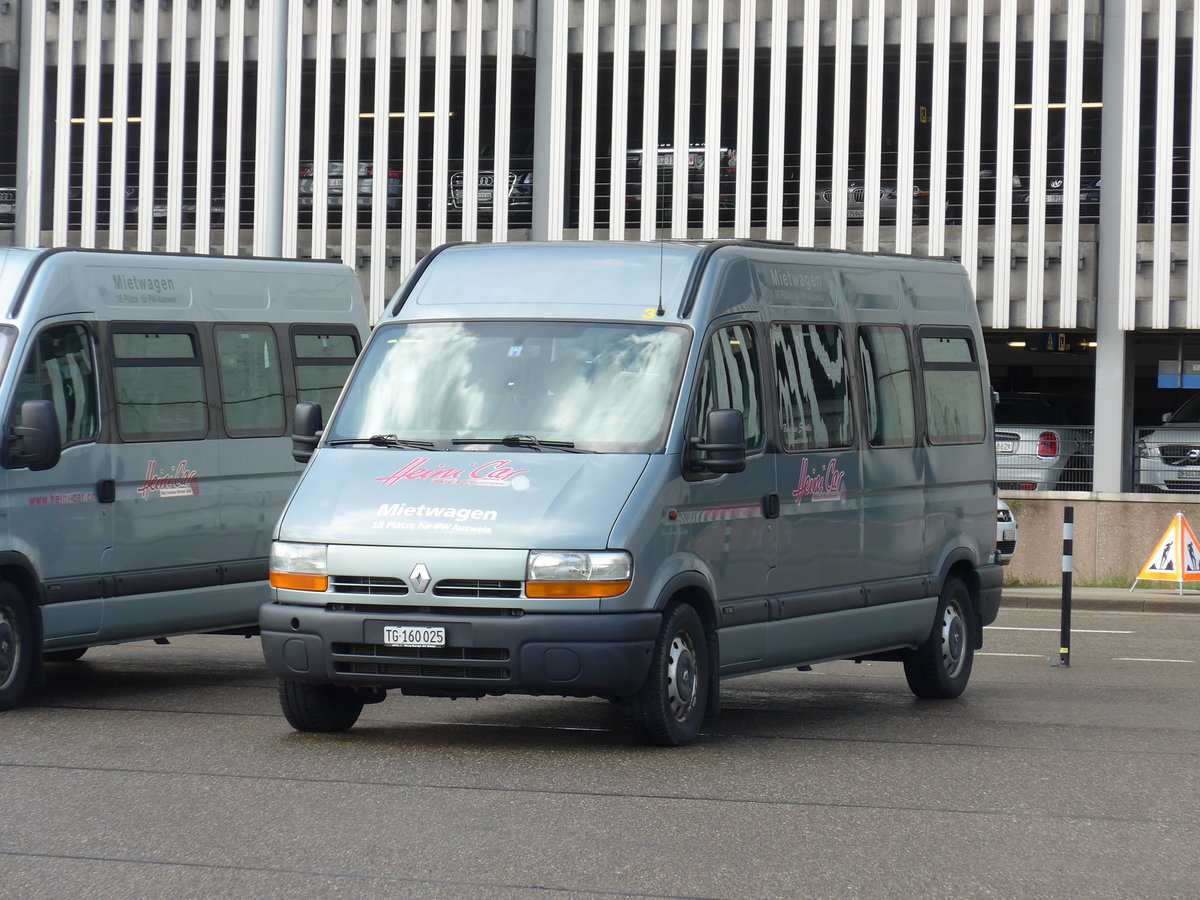 (170'008) - Heini Car, W�ngi - TG 160'025 - Renault am 14. April 2016 in Z�rich, Flughafen