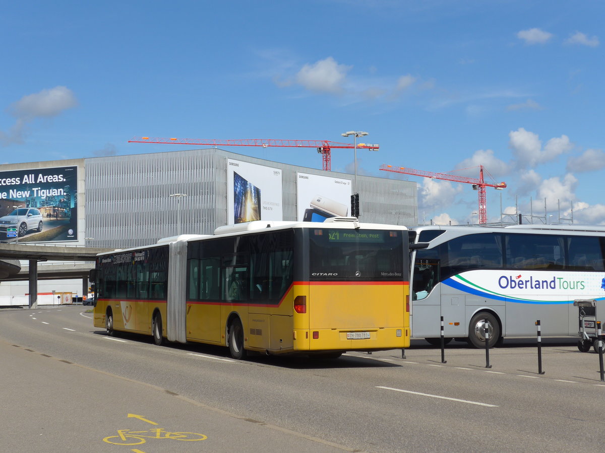 (170'044) - PostAuto Z�rich - Nr. 194/ZH 780'781 - Mercedes (ex Nr. 27) am 14. April 2016 in Z�rich, Flughafen